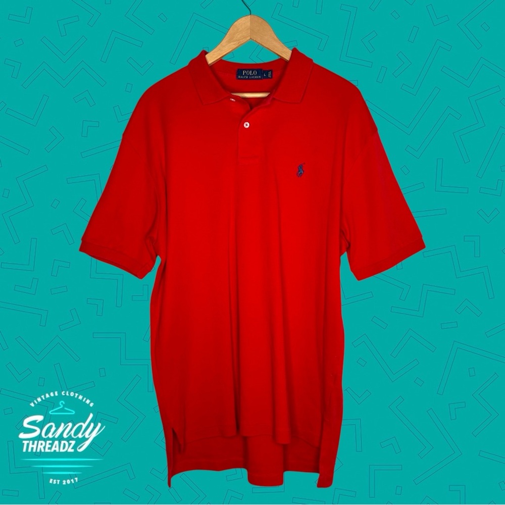 Polo Ralph Lauren Red Polo Shirt - Picture 3 of 6
